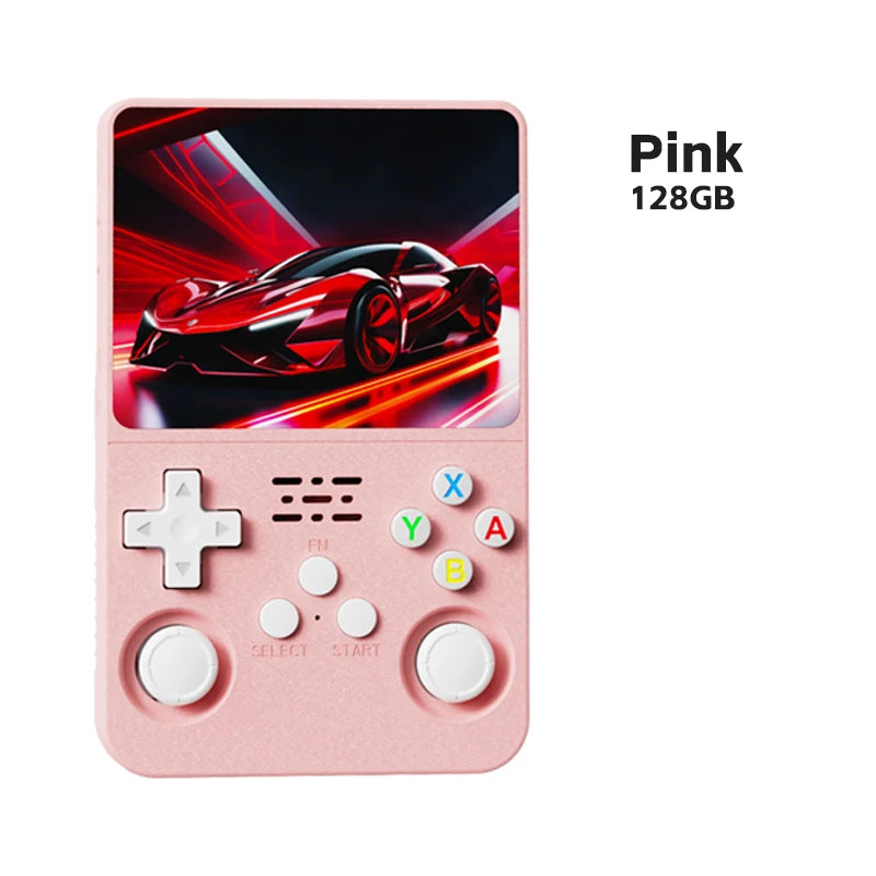128GB Open Source R36S Video Game Console Linux System 3.5 Inch IPS Screen Orange Portable Pocket Video Player 64GB best Games