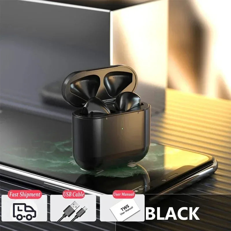 2024 Air Pro 4 TWS Wireless Bluetooth Earphones Headphones Mini Earpone Headset For PC Android Apple iPhone Earbuds Accessories