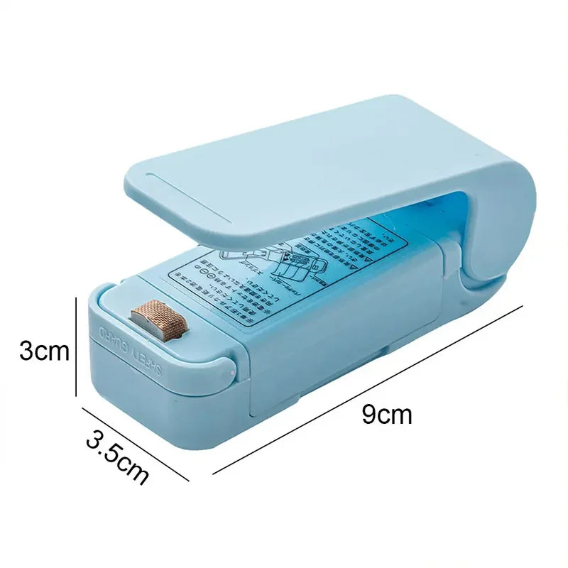 White Home Carry-on Compact Mini Sealing Clip Snacks Fruit Preservation Sealing Machine Hot Air Blower