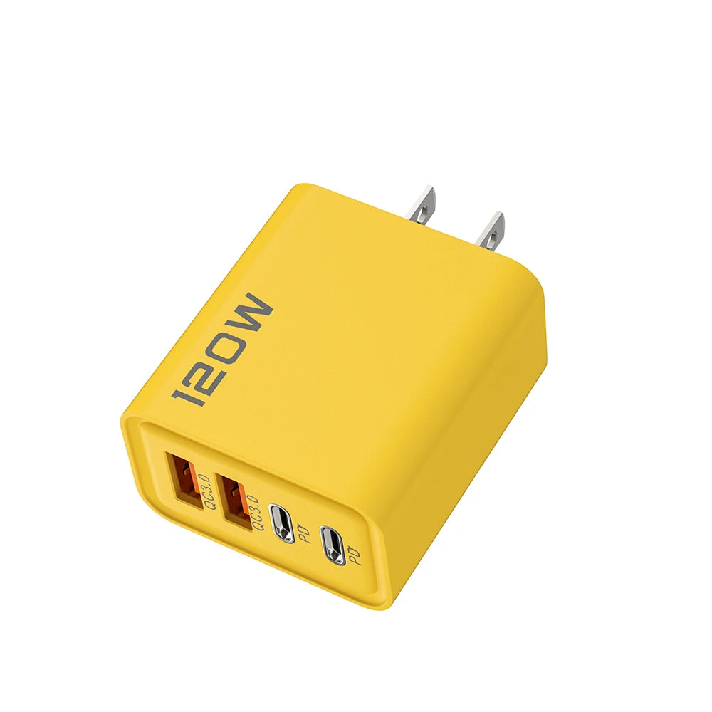 USB Type C Charger 4 Ports PD Fast Charging Mobile Phone Charger Adapter for iPhone Samsung Xiaomi MI Quick Charge Wall Charger