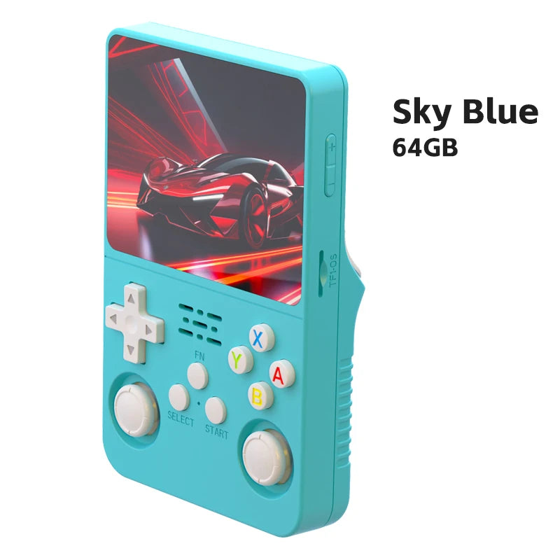 128GB Open Source R36S Video Game Console Linux System 3.5 Inch IPS Screen Orange Portable Pocket Video Player 64GB best Games