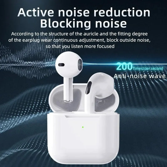 2024 Air Pro 4 TWS Wireless Bluetooth Earphones Headphones Mini Earpone Headset For PC Android Apple iPhone Earbuds Accessories